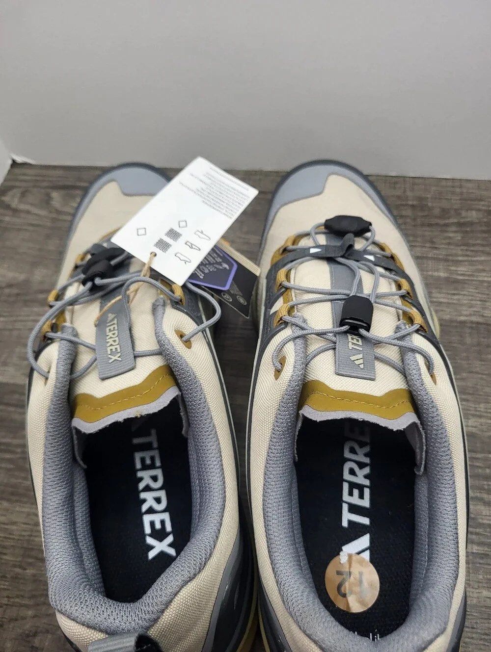 Adidas Terrex Skychaser Gore Tex Wonder Beige Men’s Sz 12 IH1094  Shoes Sneakers